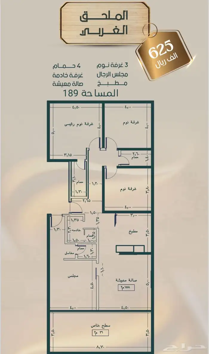 شقق وروف فاخرة للبيع - النهضة - الروضة - الصفا - النعيم- جدة 9