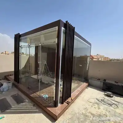 زجاج  دربزين امريكي ودبل اجلاس 11