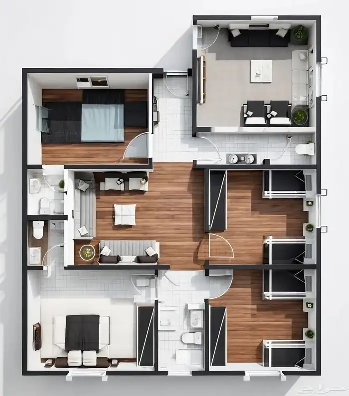 تصميم ثري دي مخططات معمارية 1