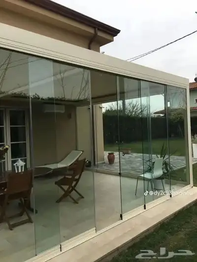 زجاج  دربزين امريكي ودبل اجلاس 16