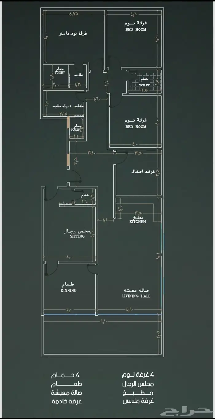 شقق وروف فاخرة للبيع - النهضة - الروضة - الصفا - النعيم- جدة 13