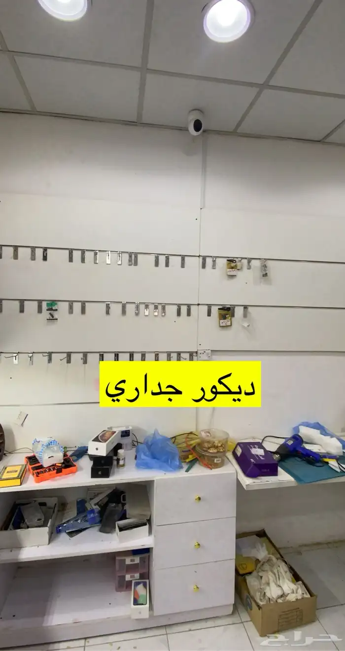 ديكور محل اتصالات   تعليقات حديديه بجميع المقاسات 5