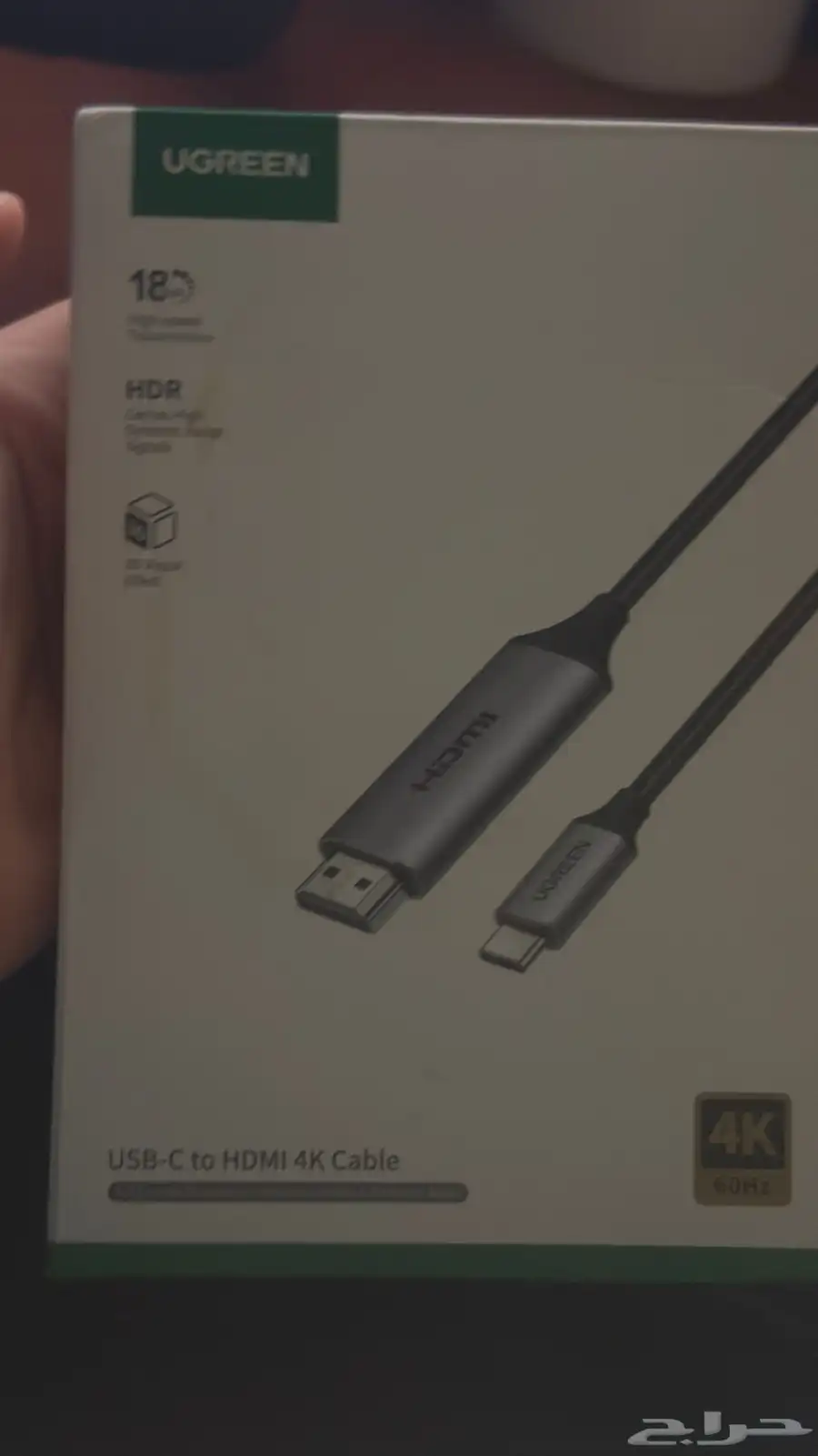 سلك يورجين usb-c إلى Hdmi 0
