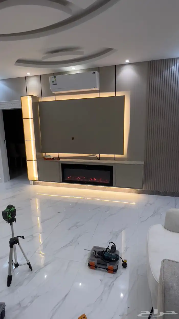 ديكورات داخليه خارجيه عمل هندسي جبسيات ترميمات شامله 5