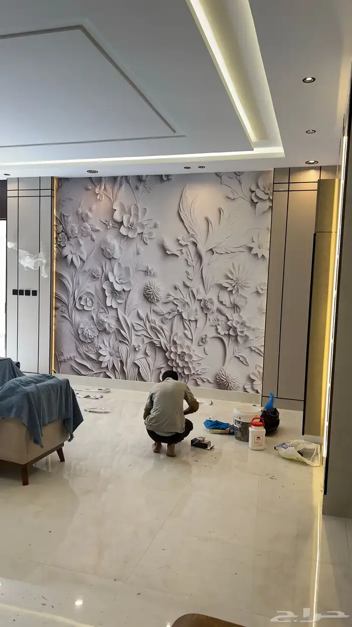 ديكورات داخليه خارجيه عمل هندسي جبسيات ترميمات شامله 2