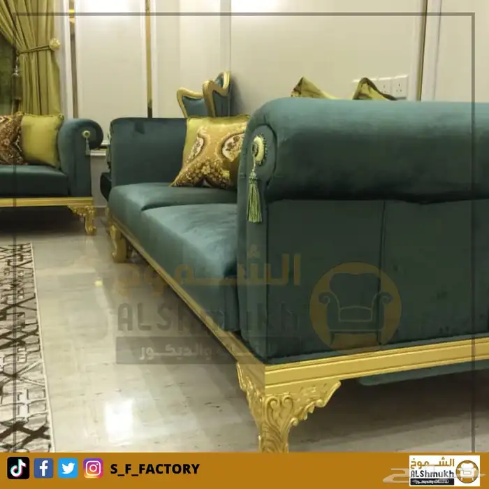 تفصيل كنب المجالس واطقم الجلوس من المصنع مباشرة 5