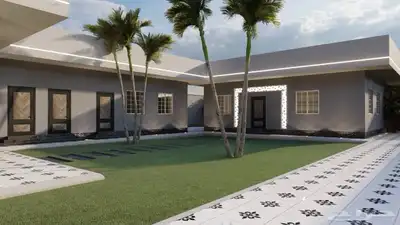 تصميم هندسي افتراضي عماير استراحات محلات 3