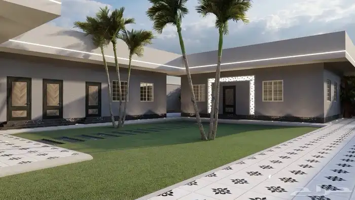 تصميم هندسي افتراضي عماير استراحات محلات 3