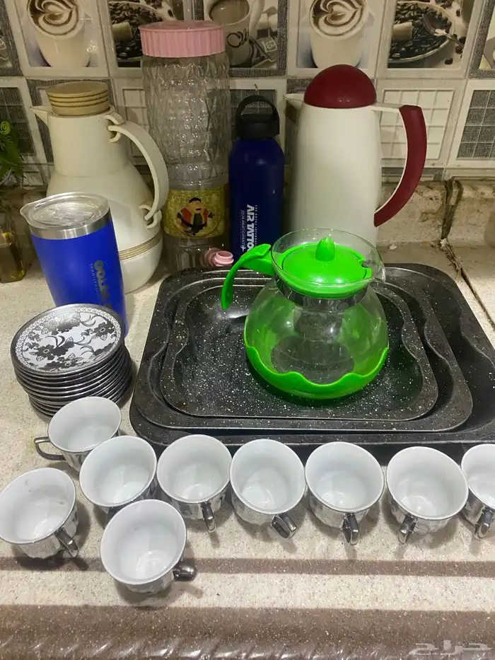 ثلاجات وصحون وكاسات للقهوه التركيه للبيع 0