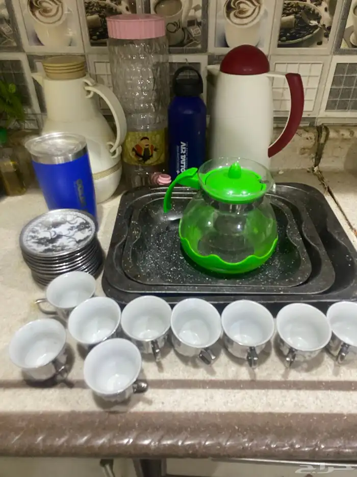 ثلاجات وصحون وكاسات للقهوه التركيه للبيع 1