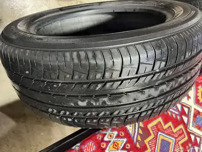 طقم كفرات كامري يوكهاما ياباني اثنين نظاف واثنين نصف عمر 8