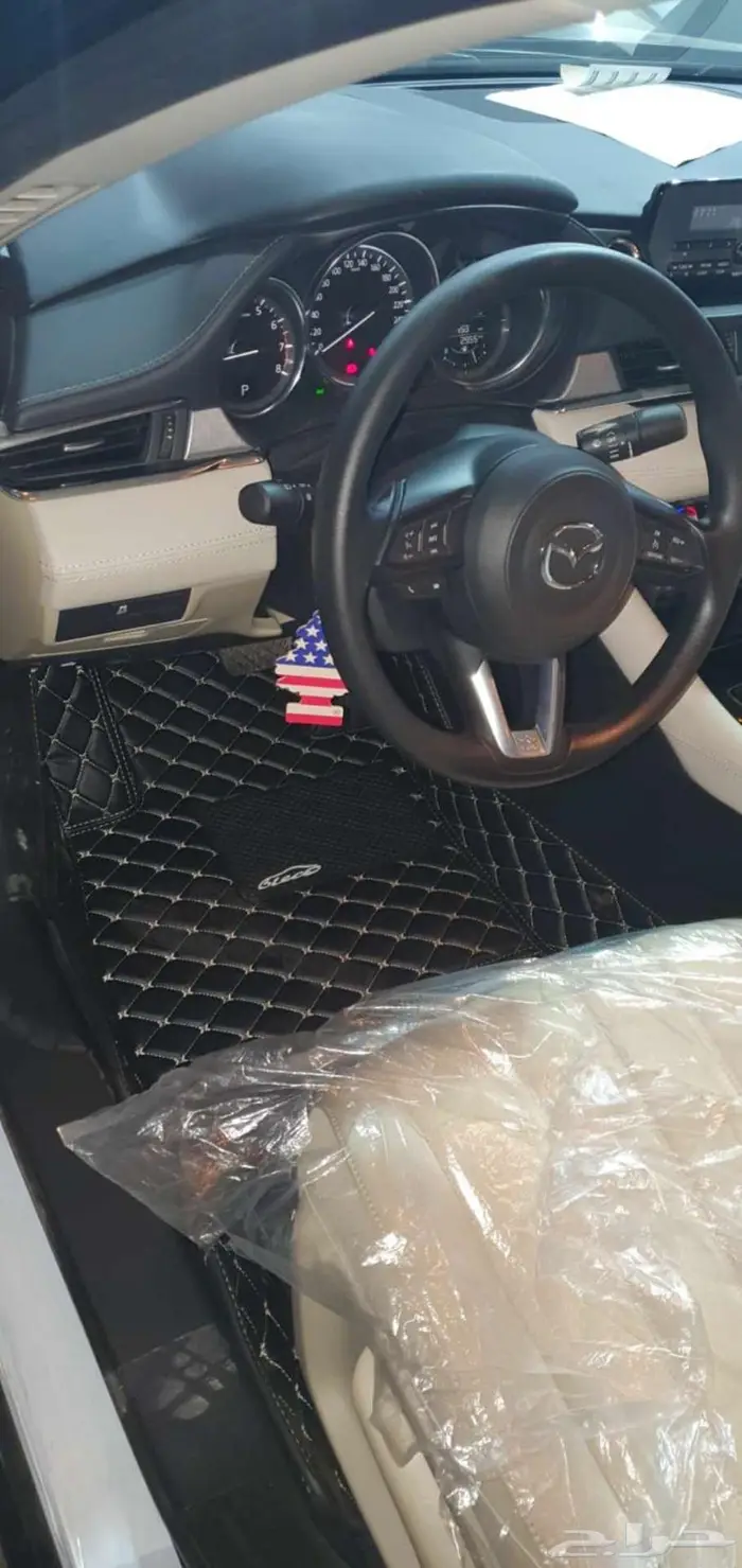 دعاسات ارضيات VIP جلد لجميع انواع المازدا 8