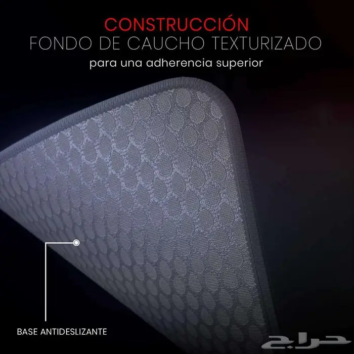قاعدة ماوس P032 فليك XL بحواف مخيطة مقاومة للماء 5