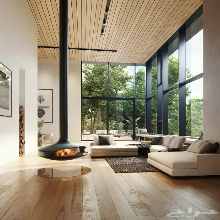 مدفاة معلقه ديكور شكل عصري 4