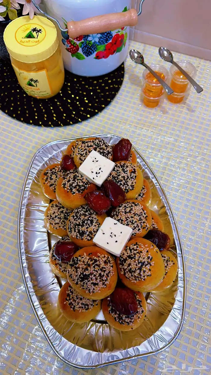 اكلات شعبيه جنوبيه خبز مله عيش عريكه مصابيب مقشوش حايل 1