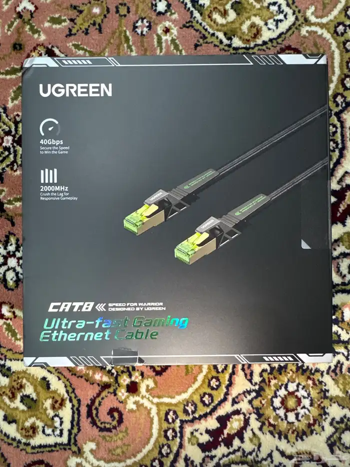 كيبل انترنت سلك كات 8 cat 8 من بوجرين 3