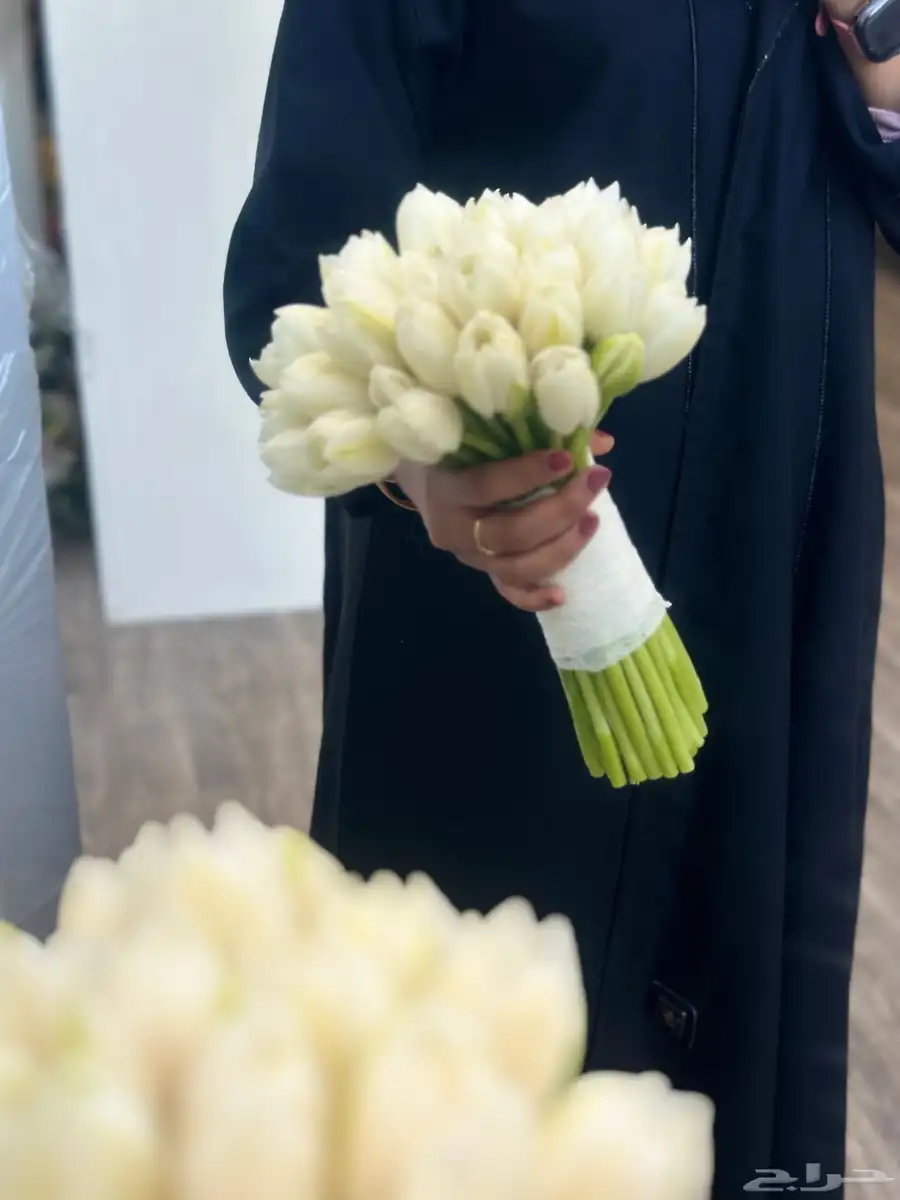 مسكة عروس توليب طبيعي 0