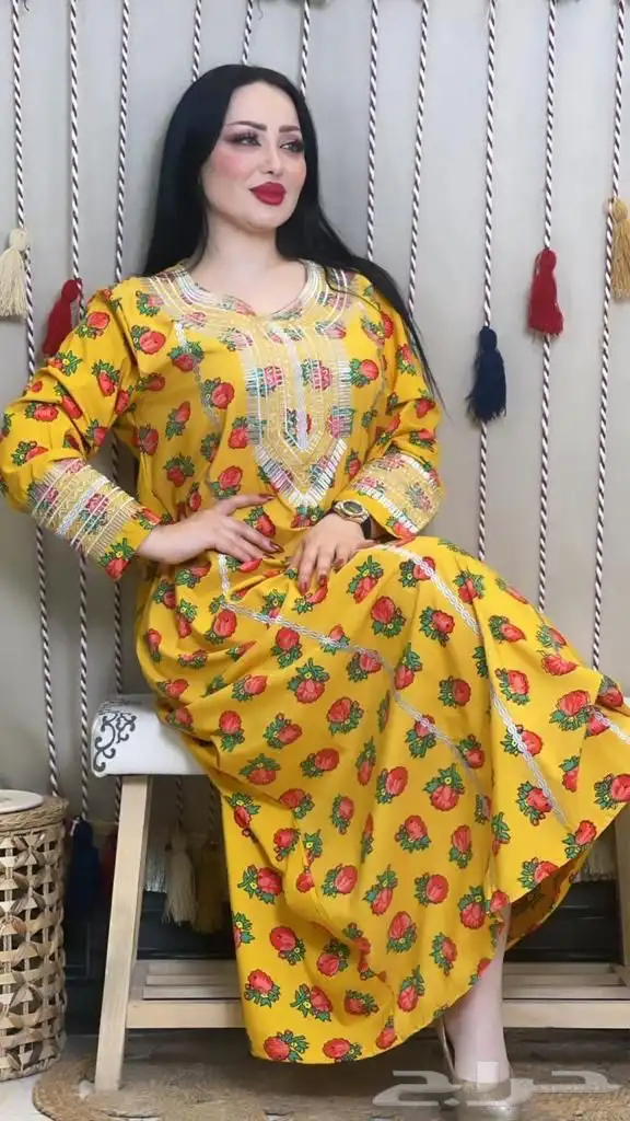 جلابيات شالكي مع ربطة راس وطرحة ومنديل عسيري 23