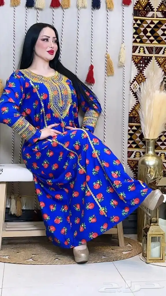 جلابيات شالكي مع ربطة راس وطرحة ومنديل عسيري 24