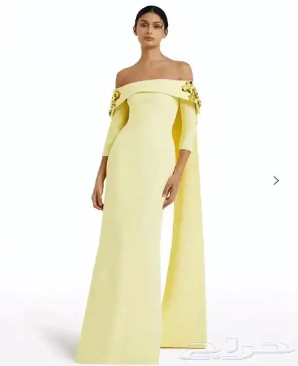 فستان اصفر 1