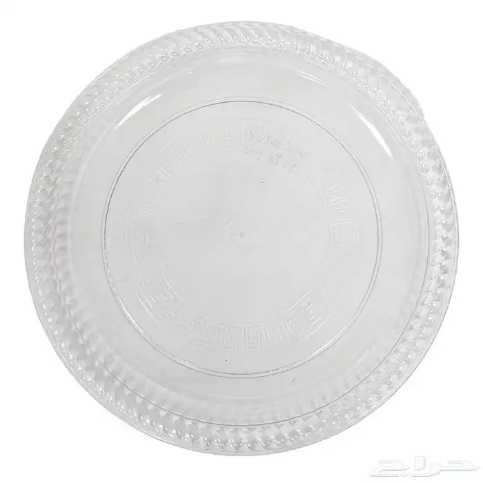 صحون كريستال بلاستيك دائري 2