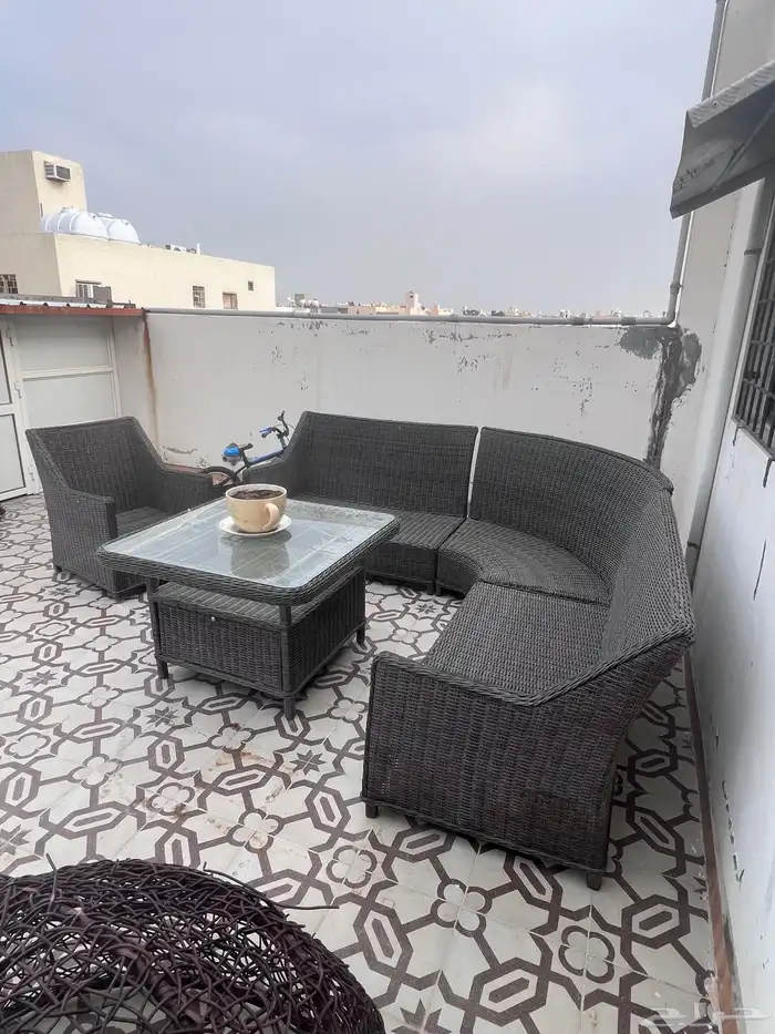 طقم كنب خارجي طاولة خارجية 1