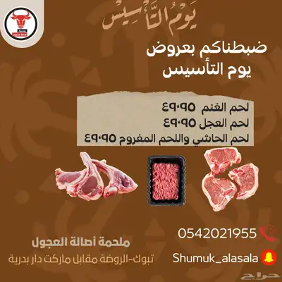عرض يوم التاسيس ملحمة اصالة العجول لايفوتكم العرض 3