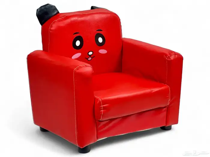 كرسي جلد صغير للأطفال مع رسومات والوان مميزة ( كرسي إسفنج ) 12