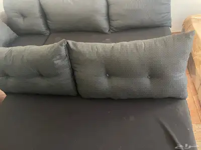 كنب أو ركنية 3 ونص متر مع وسادات 2