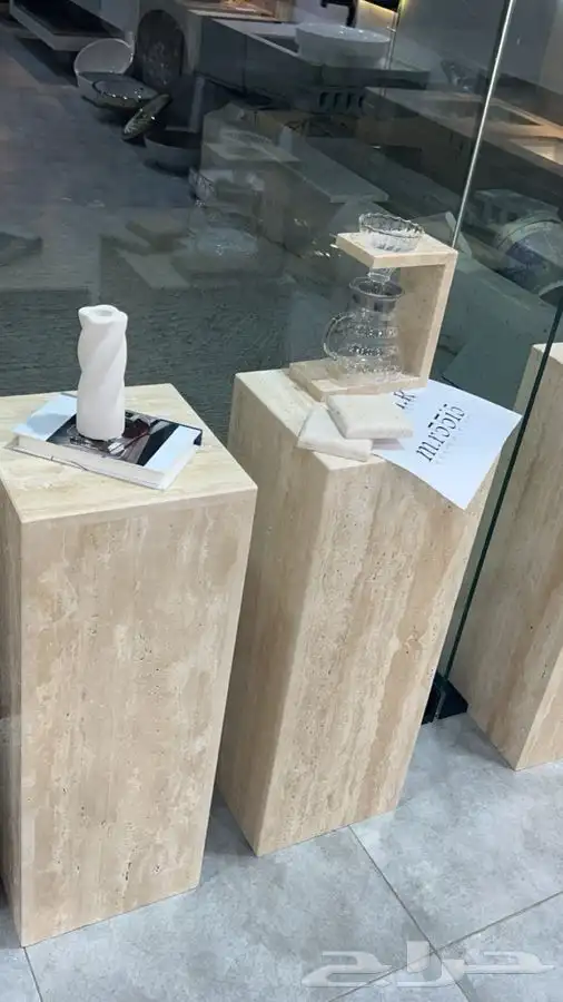 مغاسل رخام مرايات طاولات استاندات رخام صناعي طبيعي تفصيل 25