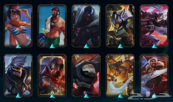 حساب لعبة ليج او ليجينز و فالورنت League of Legends 9