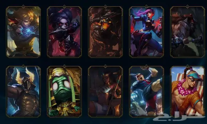 حساب لعبة ليج او ليجينز و فالورنت League of Legends 17