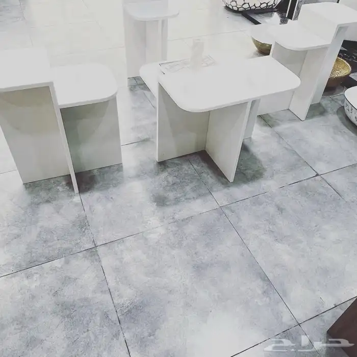 مغاسل رخام مرايات طاولات استاندات رخام صناعي طبيعي تفصيل 9