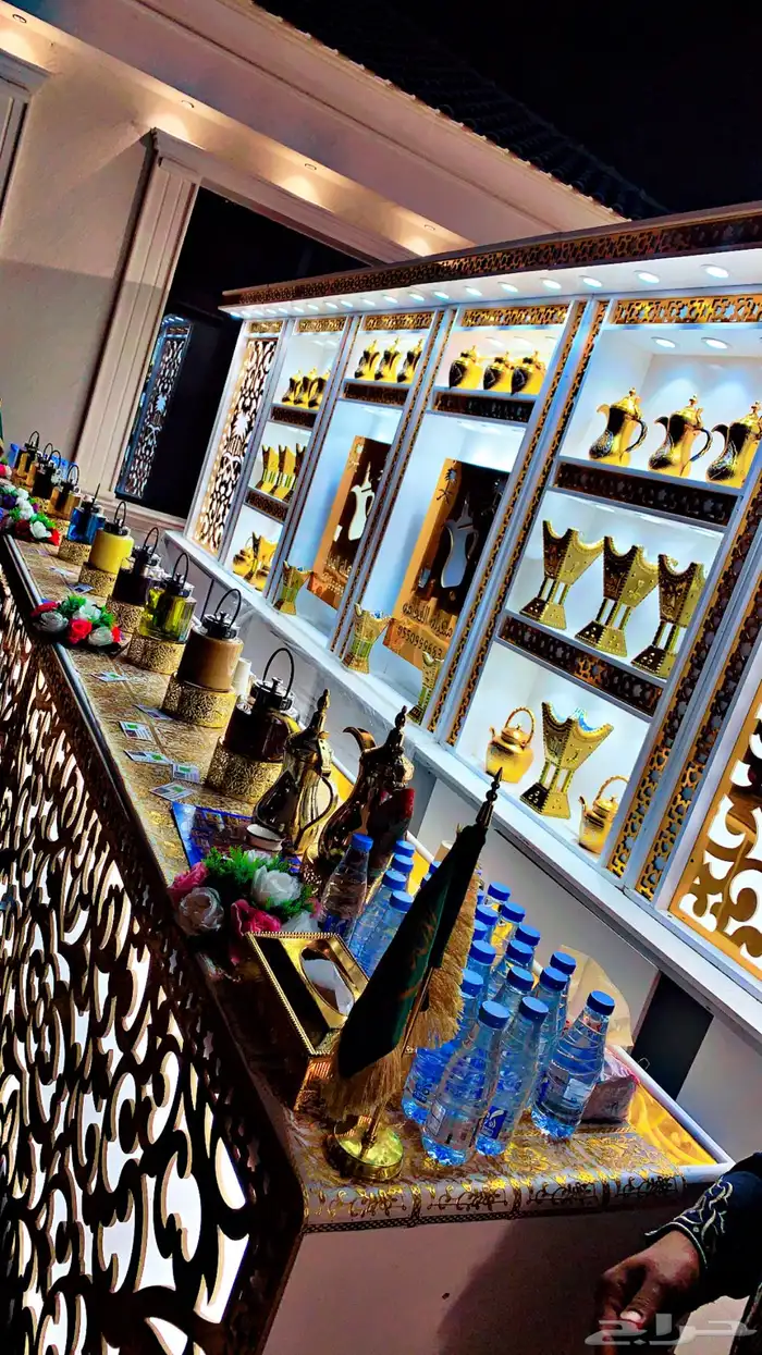 ركن ضيافه ملكي عربيه ضيافه ديكور ملكي بجميع اغراضه 0