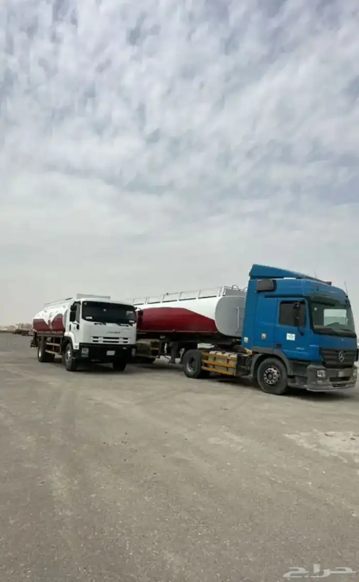 توصيل ونقل الديزل. ايجار شهري صهريج 3