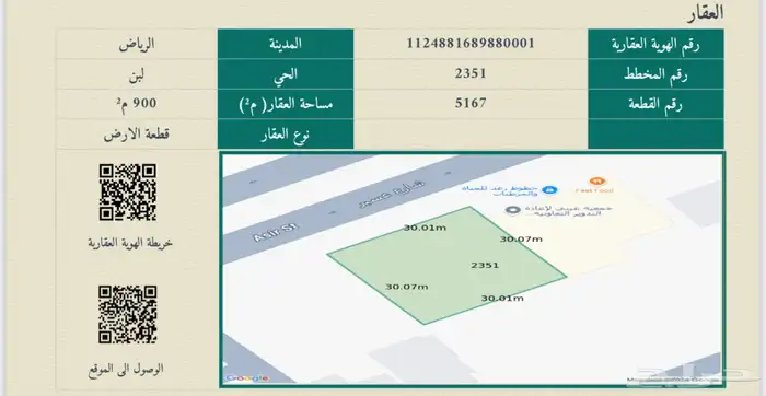 أرض 900 م للإيجار أو الإستثمار 4