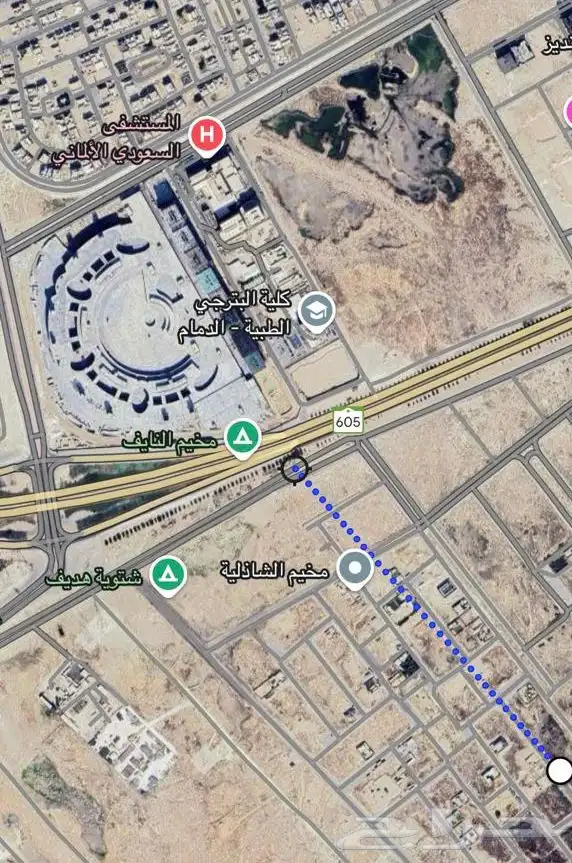 ارض للبيع سكني تجاري في مخطط الانوار بالدمام مساحه927 م 0