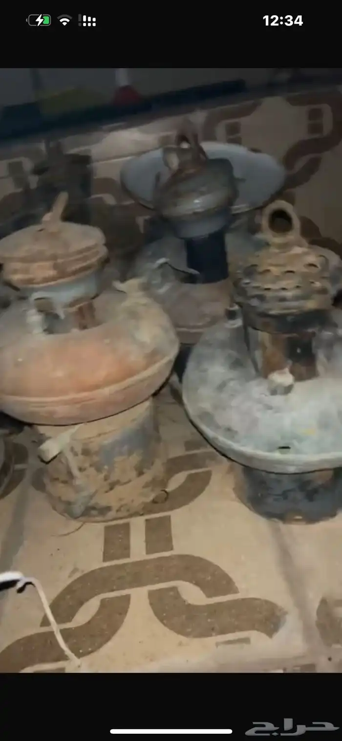 فانوس قاز قديم نحاس عمره حوالي 80سنه صناعه المانيه بترو ماك3 1