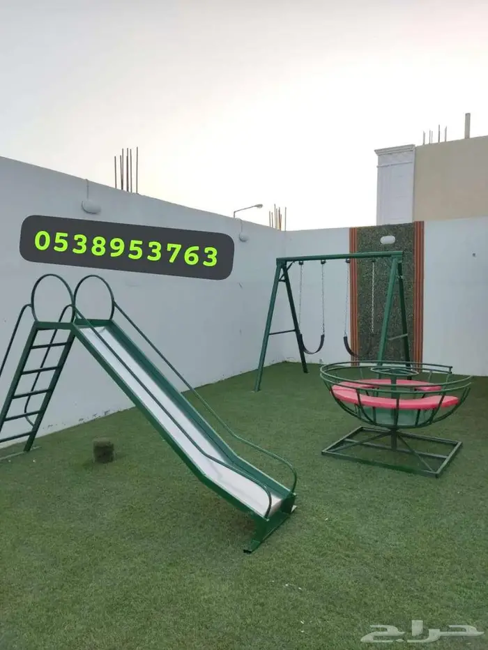 أثث المكان مع عرض التأسيس بأفخم المراجيح والملاهي 7