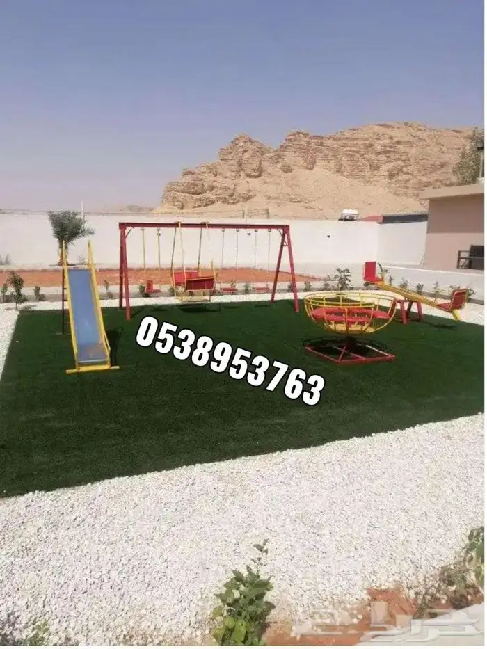 أثث المكان مع عرض التأسيس بأفخم المراجيح والملاهي 20
