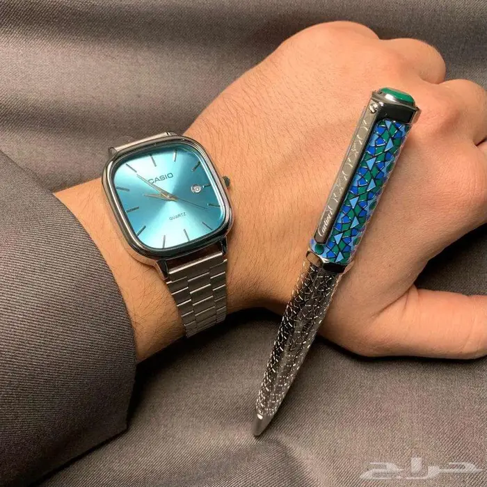 طقم رجالي ساعة   قلم 11