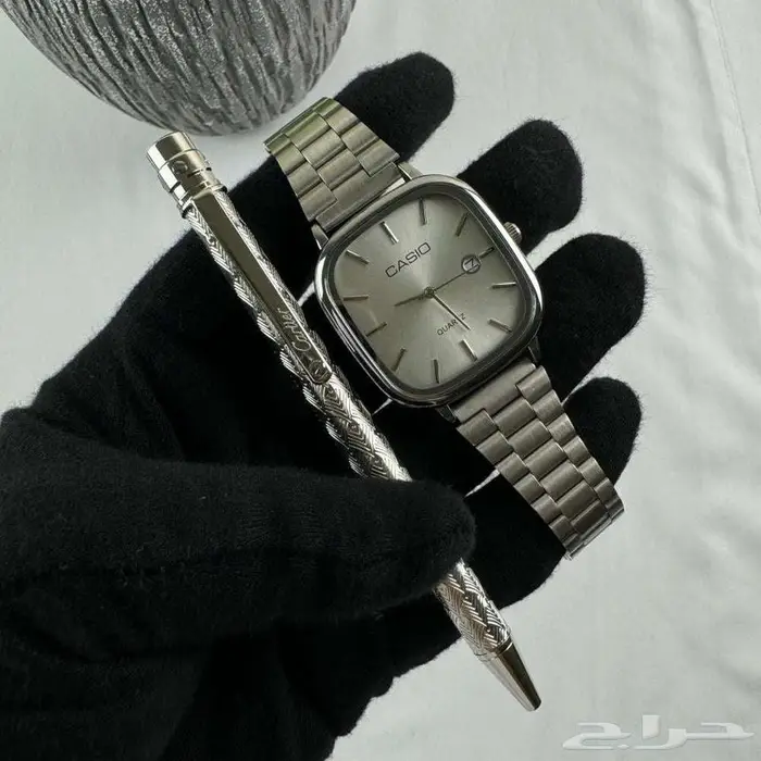 طقم رجالي ساعة   قلم 9