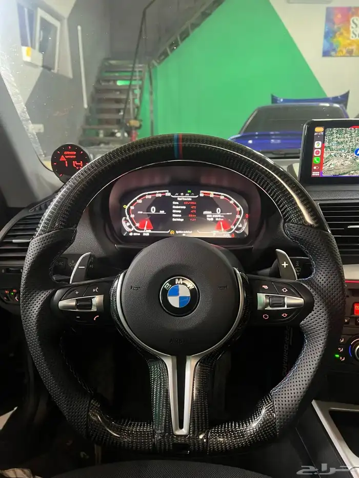 طارة كاربون bmw الفئة الخامسة تعديل خارجي وداخلي 1