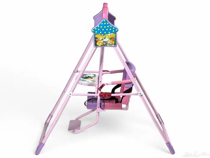 مرجيحه للاطفال بموسيقى - مرجوحة اطفال قابلة للطي بعدة الوان 9