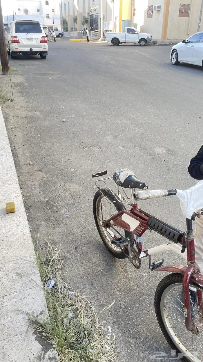 سيكل رامنبو نضيف عنابي 3