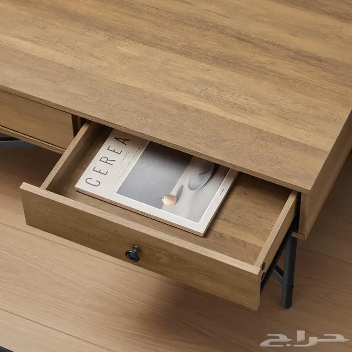 طاولة قهوه وجانبيه خشب 4