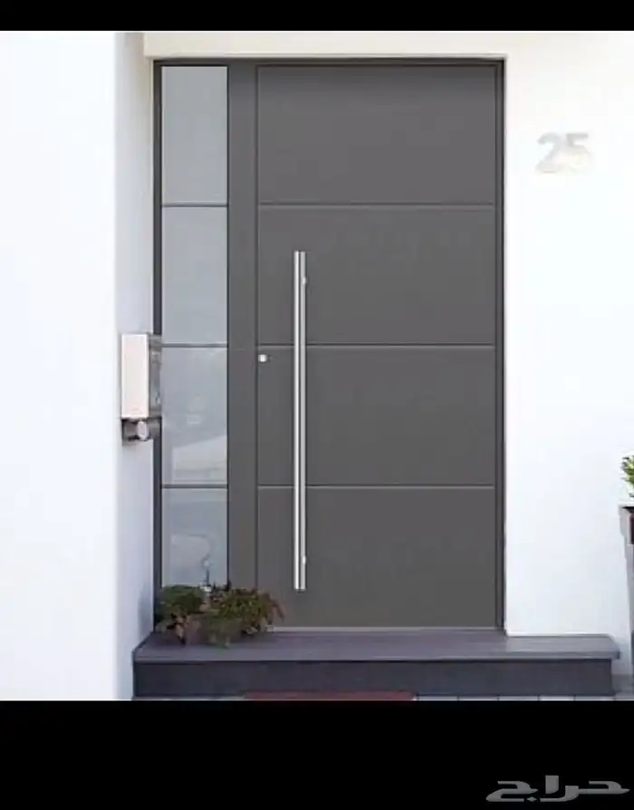 ابواب حديدجديد مع التصميم اليزر  عدي 17
