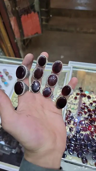 خواتم رجالي عقيق يمني 0