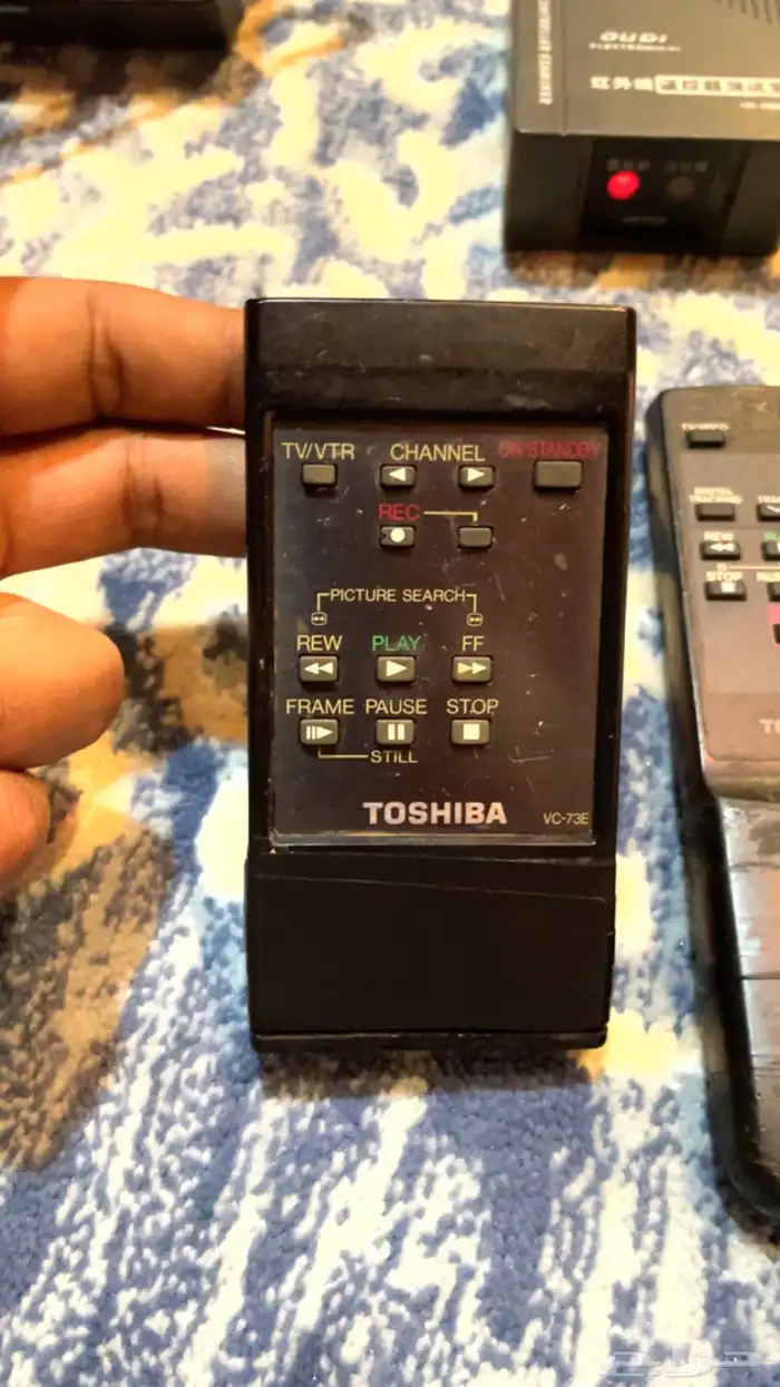 ريموت كنترول جهاز فيديو توشيبا TOSHIBA 1