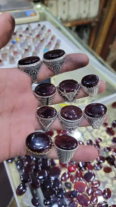 خواتم رجالي عقيق يمني 1